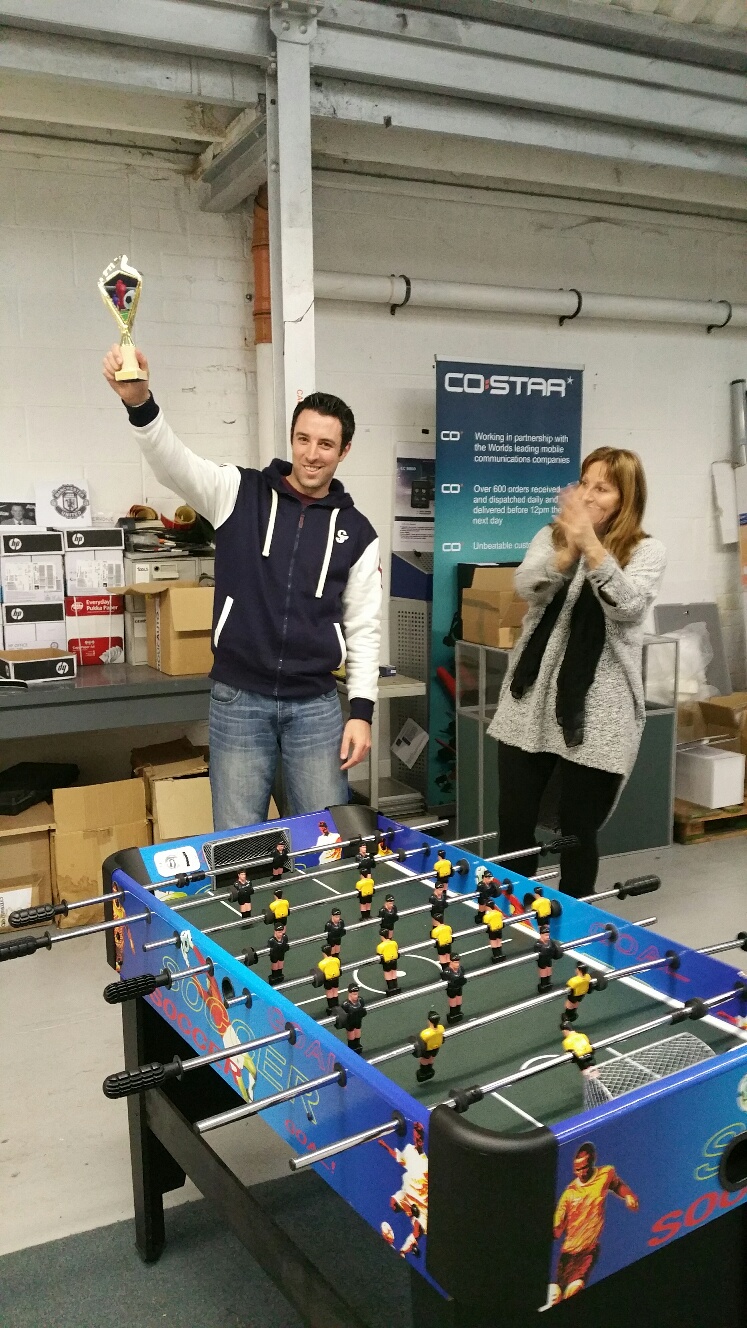 Matt Hancock Wins The CoStar Table Football Championship