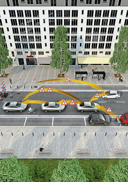 Vehicle-to-X technology from Continental protects vulnerable road users