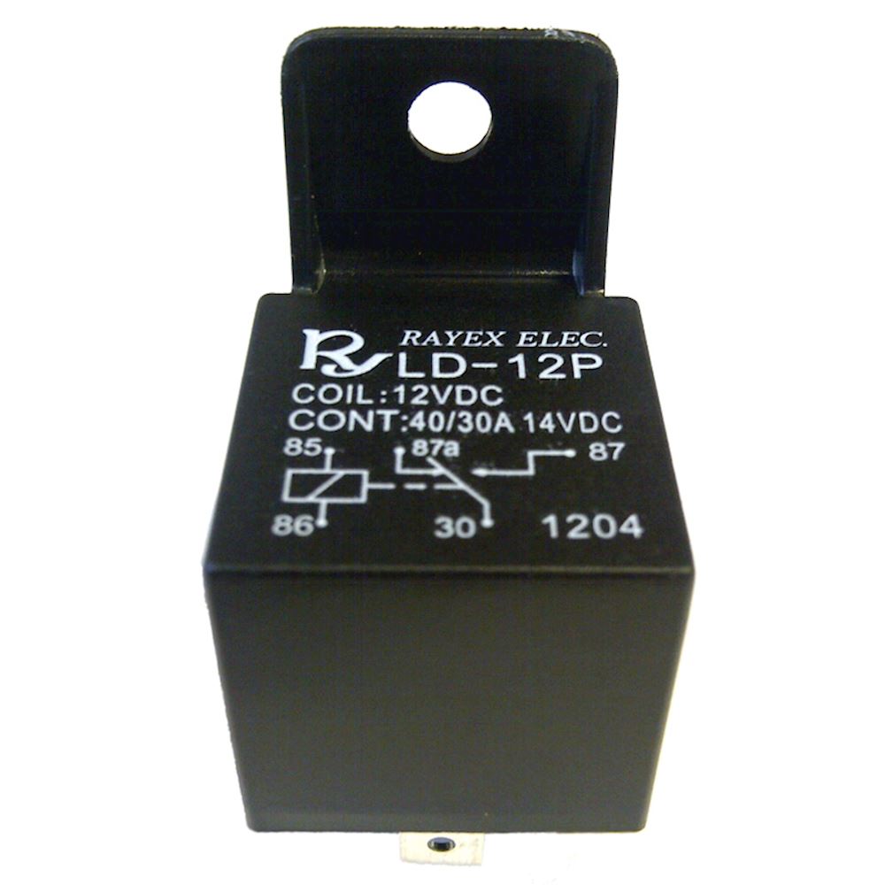 thumbnail image 2 of ALNA 12V 40A 5-Pin SPDT Changeover Relay With Diode Protection & Weatherproof Harness 2 of 4