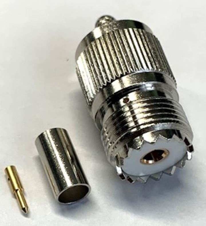 UHF Female Crimp Connector (RG58) (C5076C)