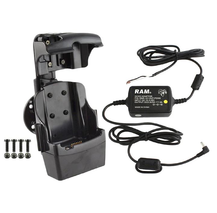 RAM® Quick-Draw™ Jr Powered Dock for Motorola MC5590 - Hardwire Charger (RAM-HOL-SYM3PE-RAY1U)