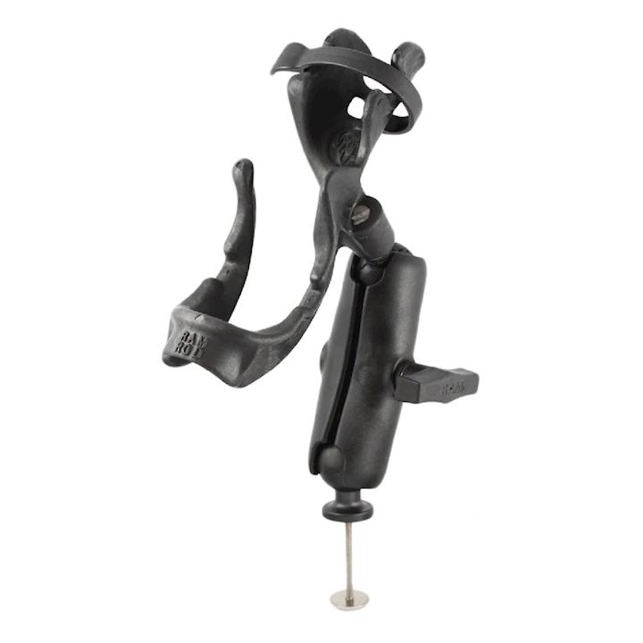 RAM ROD® Fishing Rod Holder with 5 Spot Mounting Ball (RAP-117-5)