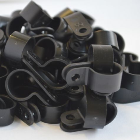 'P' Clip Black 14mm (NX.6)