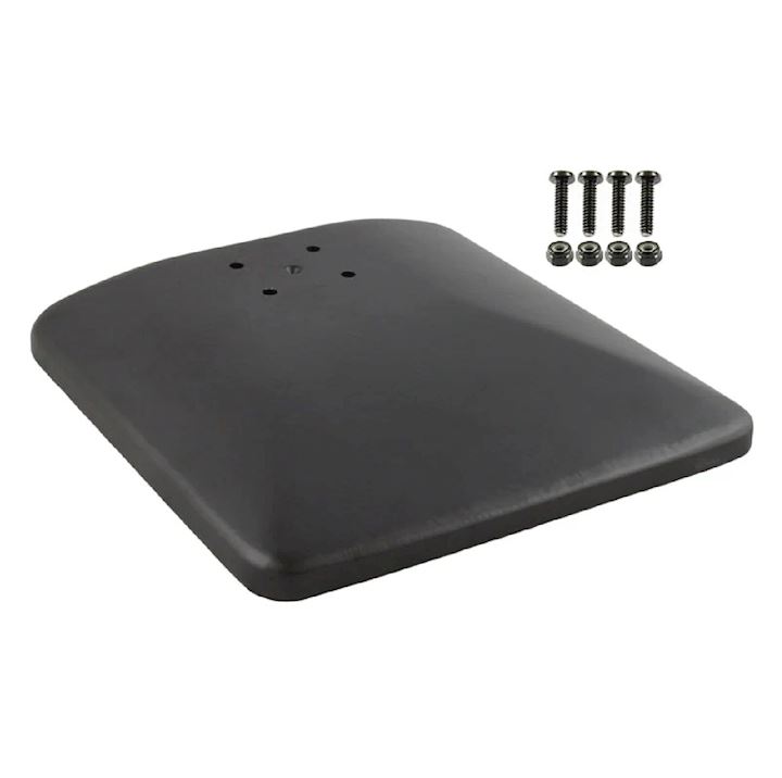 RAM® 9" x 9" Aluminum Weighted Base with AMPS Hole Pattern (RAM-251-1SA)