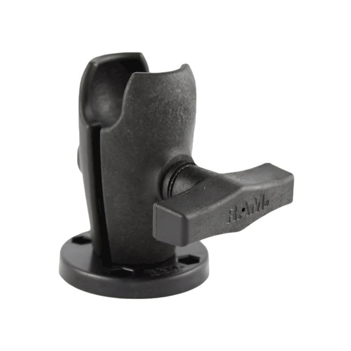 RAM® Single Socket Arm with Round Plate (RAP-200-1-293)