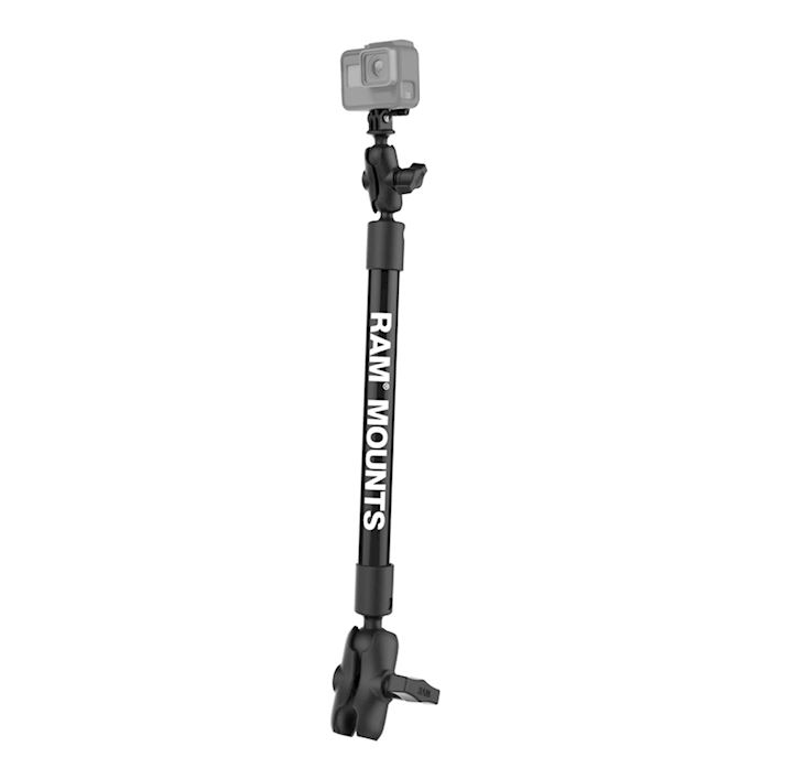 RAM® Tough-Pole™ 21" Socket Arm with Universal Camera Mount (RAP-201-B-12-A-GOP1)