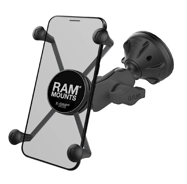 RAM® X-Grip® Large Phone Mount with Composite Suction Cup Base (RAP-B-224-2-A-UN10)