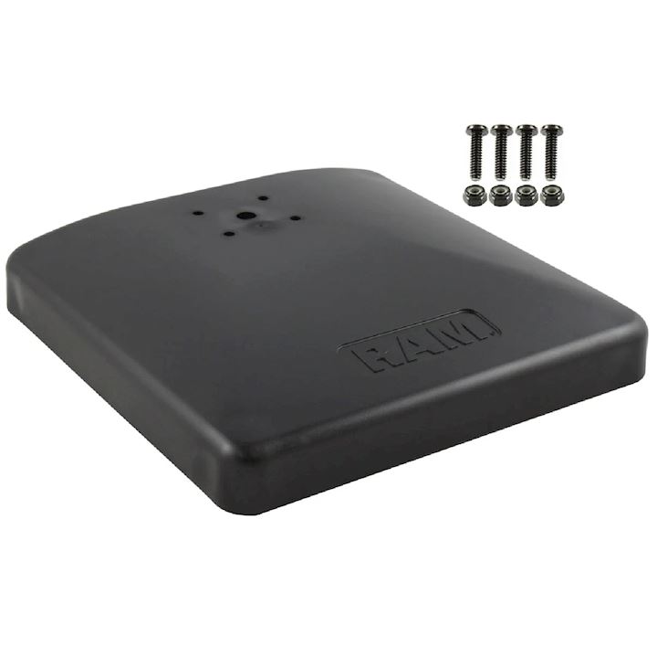 RAM® Weighted Composite Square Platform Base with AMPS Hole Pattern (RAP-251-1)