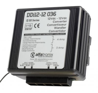 DDI Series 12V-12V Voltage Converter 36W (3A) - Isolated.