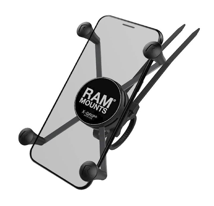 RAM® X-Grip® Large Phone Mount with RAM® EZ-On/Off™ Bicycle Base (RAP-274-1-UN10)