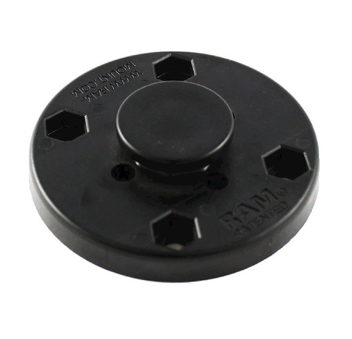 RAM® Composite Octagon Button with Round Plate (RAP-293)