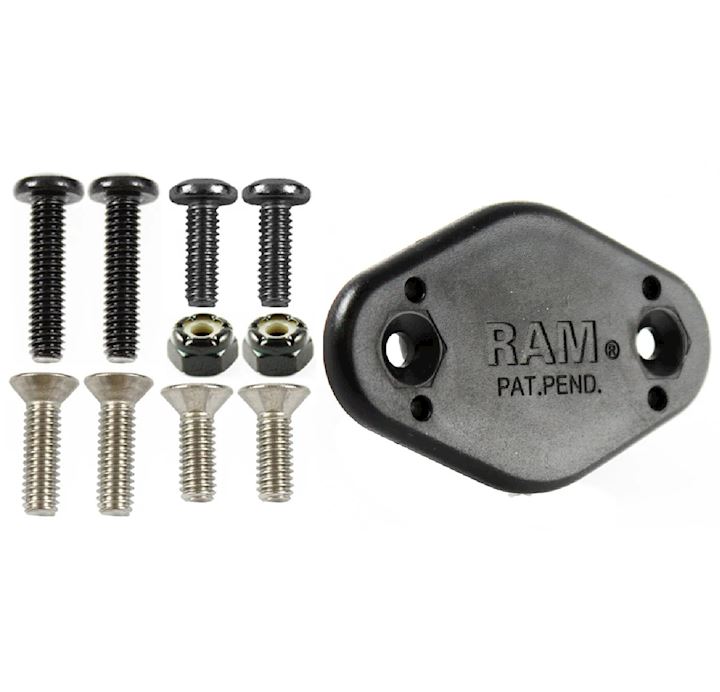 RAM® EZY-Mount™ Quick Release Recessed Male Adapter (RAP-326RM)