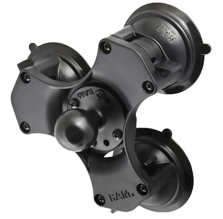 RAM® Twist-Lock™ Triple Suction Cup Ball Base - C Size ( RAP-365-224-1)