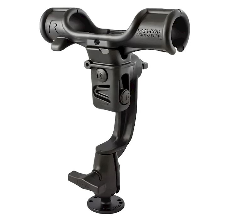 RAM® Light-Speed™ Fishing Rod Holder with Socket Arm and Saltwater Base (RAP-370-RBSW)
