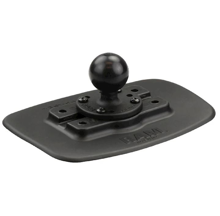 RAM® Bond-A-Base™ Black Adhesive Base with Ball (RAP-398-BLK-202)