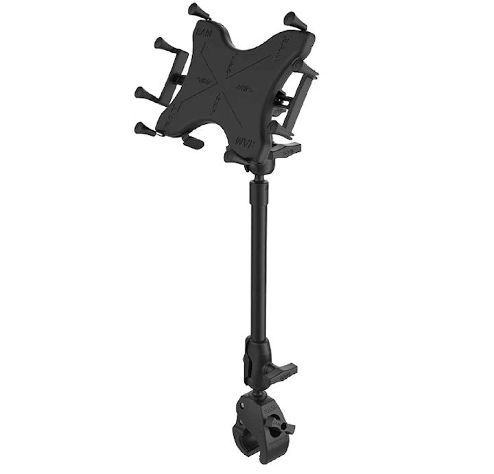 RAM® X-Grip® with RAM® Tough-Claw™ 9" Pipe Mount for 9"-11" Tablets (RAP-401-9-BC-UN9)