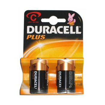 Duracell Plus Batteries C 2pack (LRD-C)
