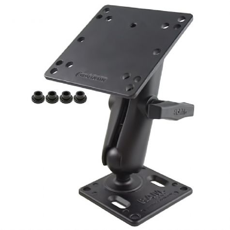 (RAM-246-2461) 1.5" Ball Mount with 75mm VESA & 100mm VESA