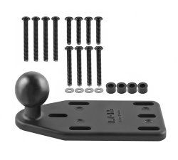 (RAM-B-346) Reservoir Cover Base with 1" Ball Offset Mounted