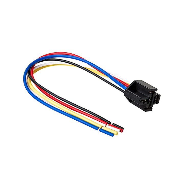 Relay Holder with wires 12Volt 40amp 5 position (BFR.1)