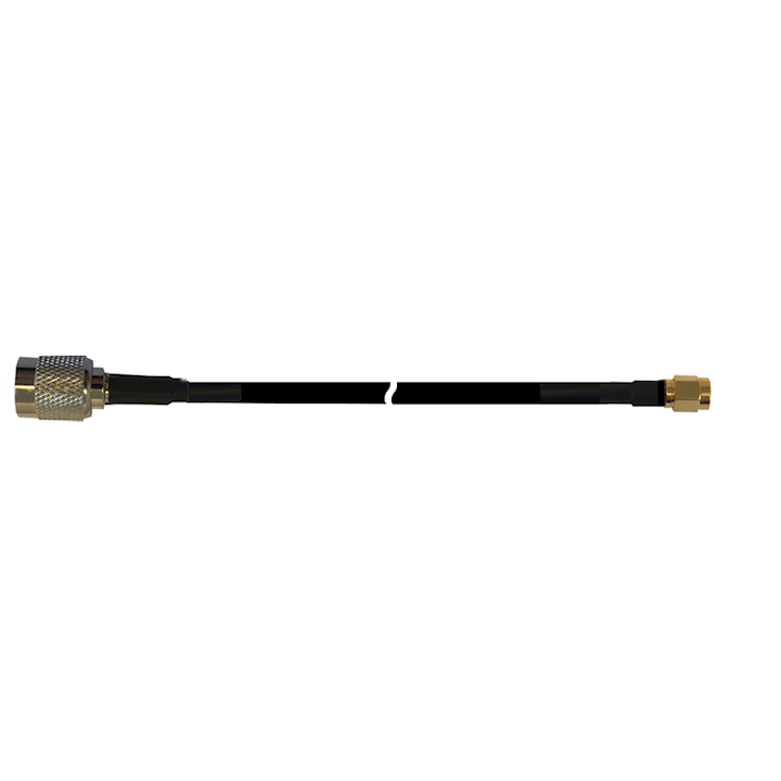 SMA male to TNC Male Double Shielded Ultra Low Loss RG58 Cable Extension 5 meters (C29-SP-5TP)
