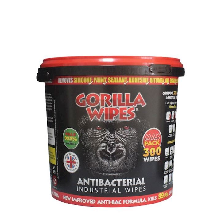 Gorilla Antibacterial Wipes Bucket of 300 (KCG.300) 