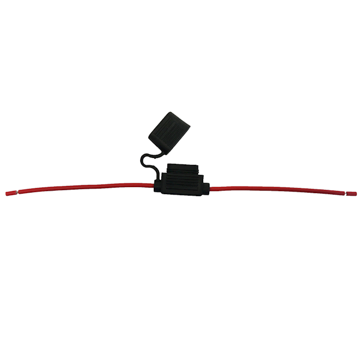 In Line Blade Fuse Holder In-Line Red 15amp Qty 1 (IFH.6C/RED-1)