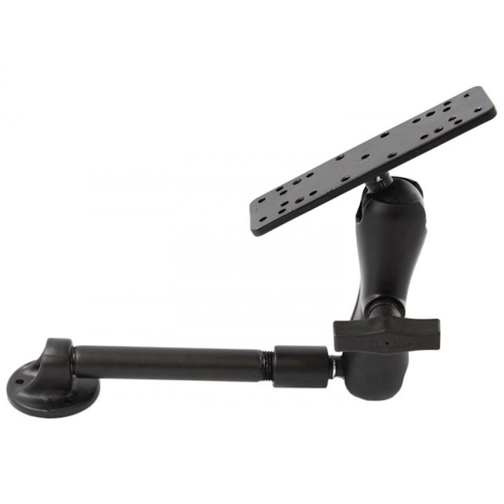 Marine Electronics Mount 0 Degree Base, 6" Pipe and Double Socket Arm