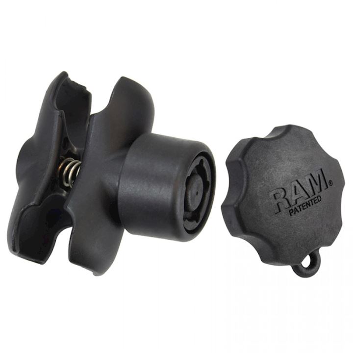 RAM® Double Socket Arm with RAM® Pin-Lock™ Security Knob (RAM-201-BS)