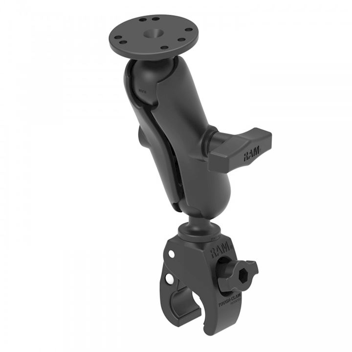 RAM® Tough-Claw™ Small Clamp Mount with Round Plate Adapter - Medium