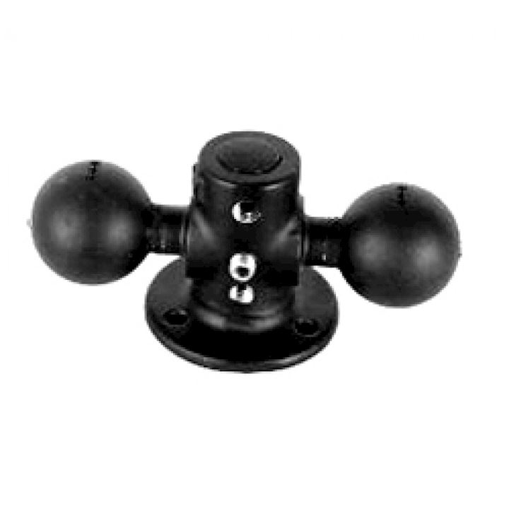 Round Base with Two Rubber 1.5" Balls & 5/8" Hole