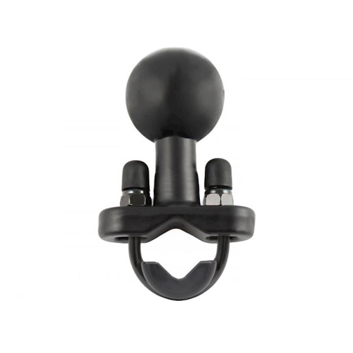 Rail Base with Zinc Coated U-Bolt & 1.5" Ball for Rails from 0.5" to 1.25" in Diameter