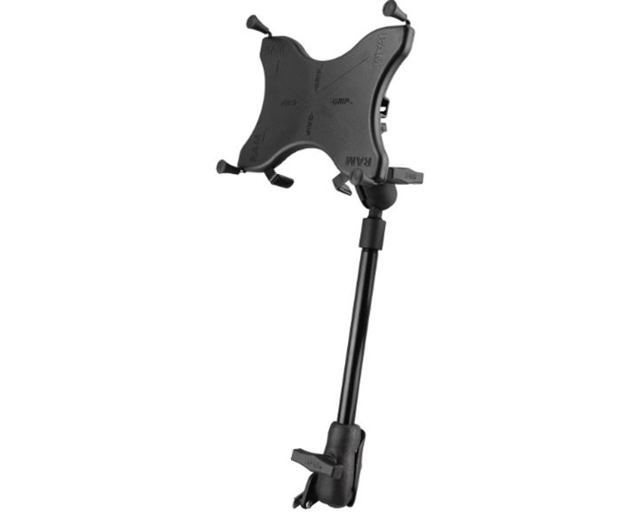 RAM® X-Grip® Wheelchair Seat Track Mount for 9"-11" Tablets