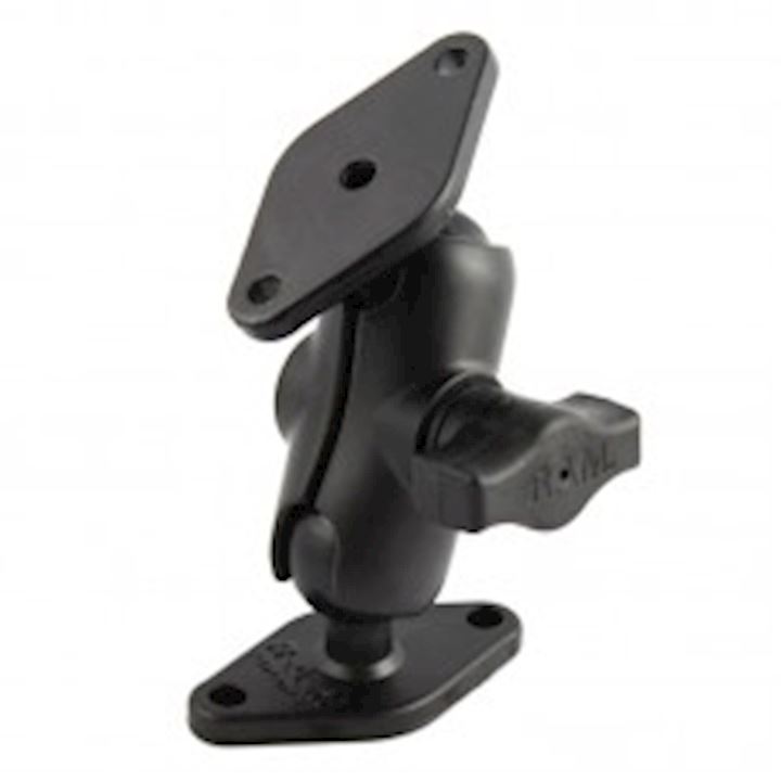 RAM® Double Ball Diamond Plate Mount