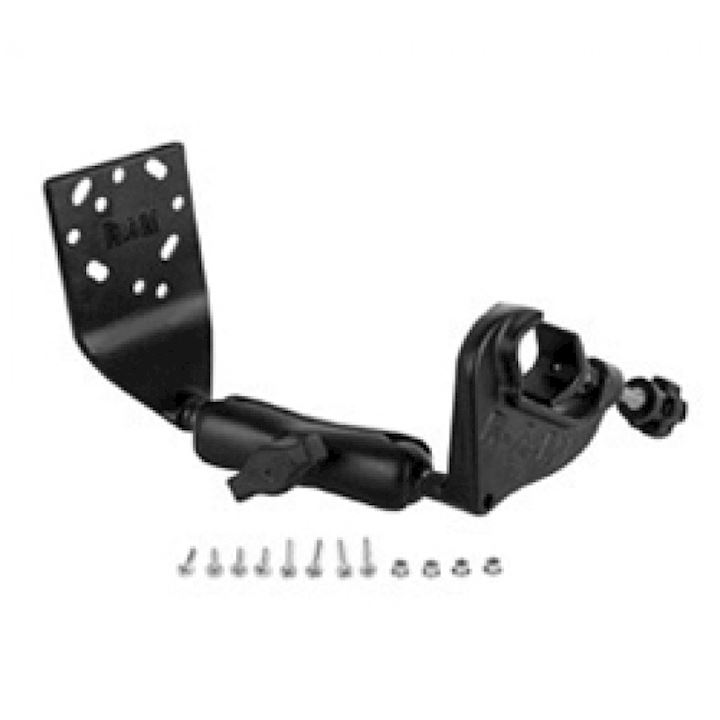 Yoke Mount, Angled Base, Standard 1" Ball Arm & Hardware