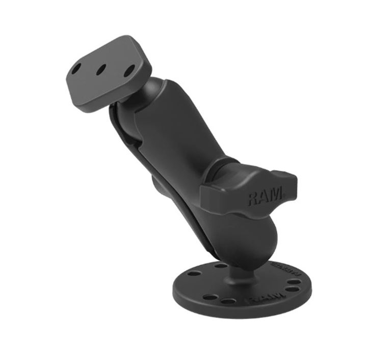 (RAM-B-138) Mount with Standard 1" Ball Arm, Diamond & Round Bases