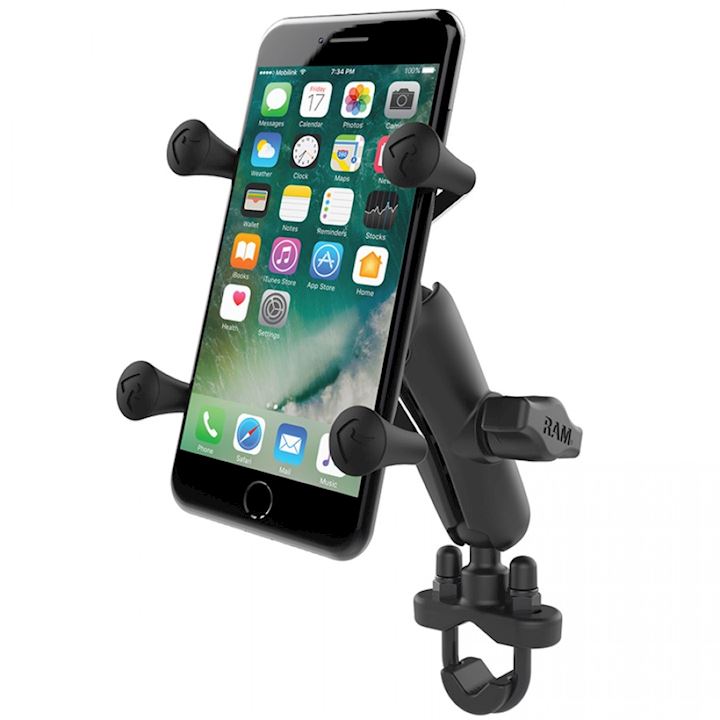 X-Grip® Phone Mount with Handlebar U-Bolt Base