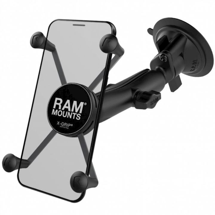 Suction Mount with Long arm, with Universal X-Grip™ Holder