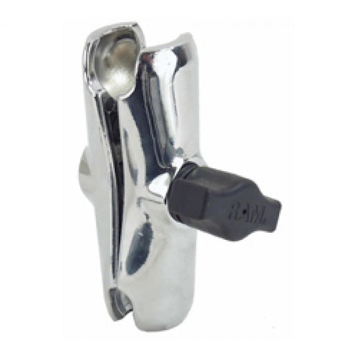 Chrome Standard Double Socket Arm 1" Ball