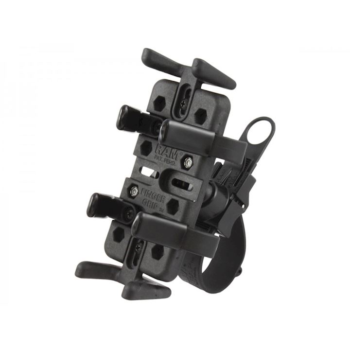 RAM® Finger-Grip™ Universal Holder with RAM® EZ-Strap™ Rail Mount