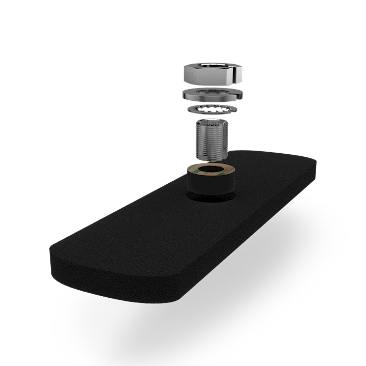 Ribbed Panel Adaptor Kit for the Panorama "Megalodon" Antenna Series 