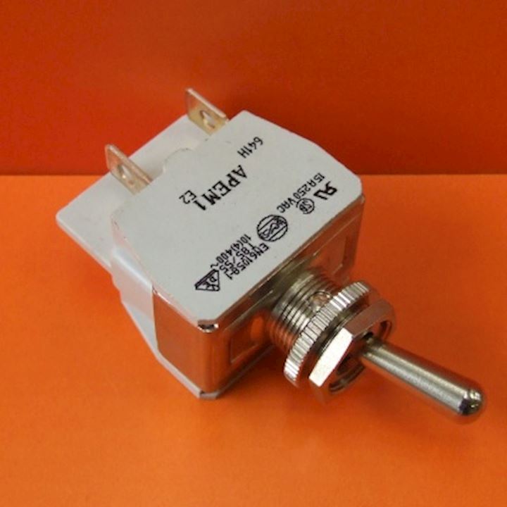 Switch-Toggle On/Off 15amp 250V Double Pole Chrome (SL.3)