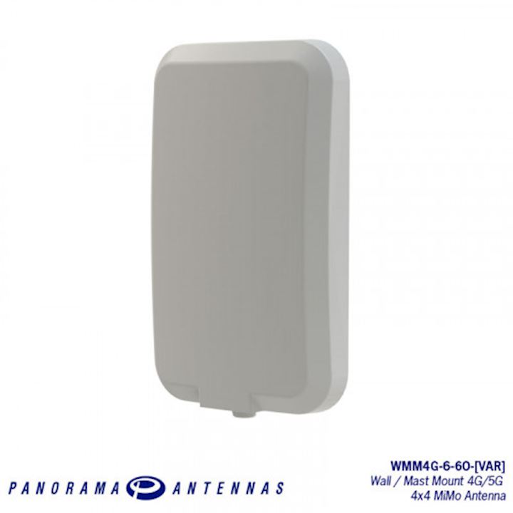  5G (4x4) MiMo Directional Wall Mount/Mast Antenna (WMM4G-6-60-5SP)