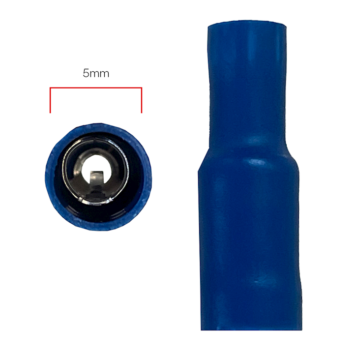 Terminal 5 Socket 5.0mm Socket Terminal - Blue (WT.11) | From Co-Star