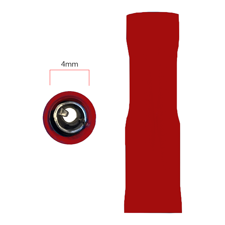 4.0mm Socket Terminal - Red (WT.25)