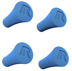 RAM® X-Grip® Blue Rubber Cap 4-Pack (RAP-UN-CAP-4-BLUE)