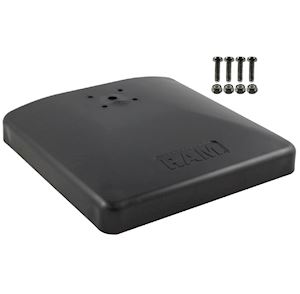 RAM® Weighted Composite Square Platform Base with AMPS Hole Pattern (RAP-251-1)