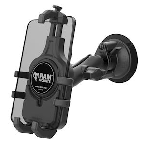 RAM® Quick-Grip™ Pro Phone Mount with Twist-Lock™ Suction Cup - Medium (RAM-B-166-PD5)