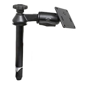 RAM® 8" Upper Pole with Single Swing Arm & 75x75mm VESA Plate (RAM-VP-SW2-8-2461)