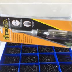 Assorted Self Tapping Screws & Ratchet Screwdriver Set (AB.4)